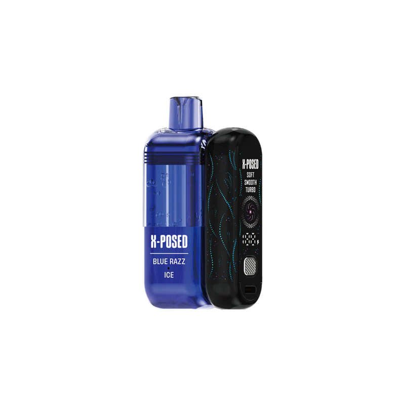 X-Posed – Dispo Kit- 35000Puff- 16mL Dispo plus Power Dock | Blue Razz