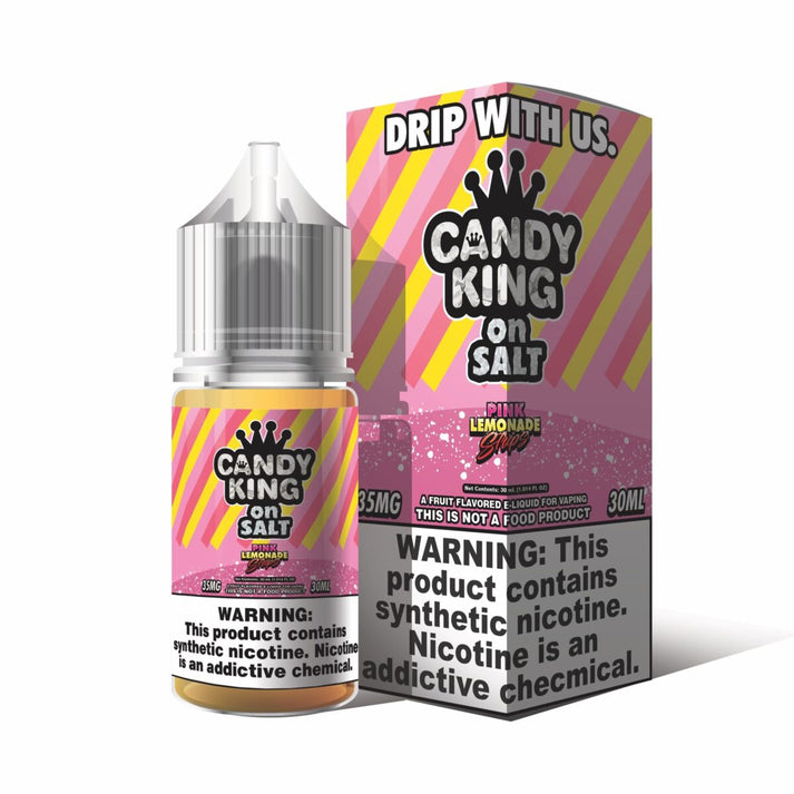 Candy King on Salt Series E-Liquid | 30mL | 35mg | Salt Nic | Pink Lemonade with Packaging