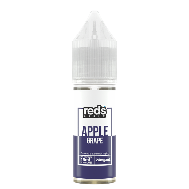 7Daze Reds Salt Series E-Liquid | 15mL | 24mg | (Salt Nic) | Grape