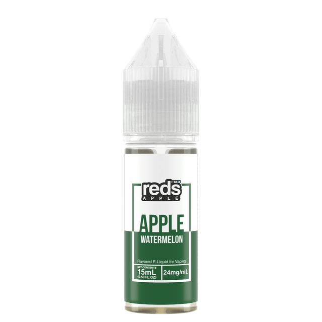 7Daze Reds Salt Series E-Liquid | 15mL | 24mg | (Salt Nic) | Watermelon
