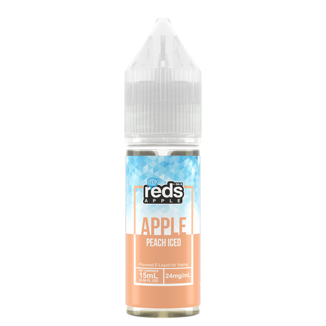 7Daze Reds Salt Series E-Liquid | 15mL | 24mg | (Salt Nic) | Peach iced
