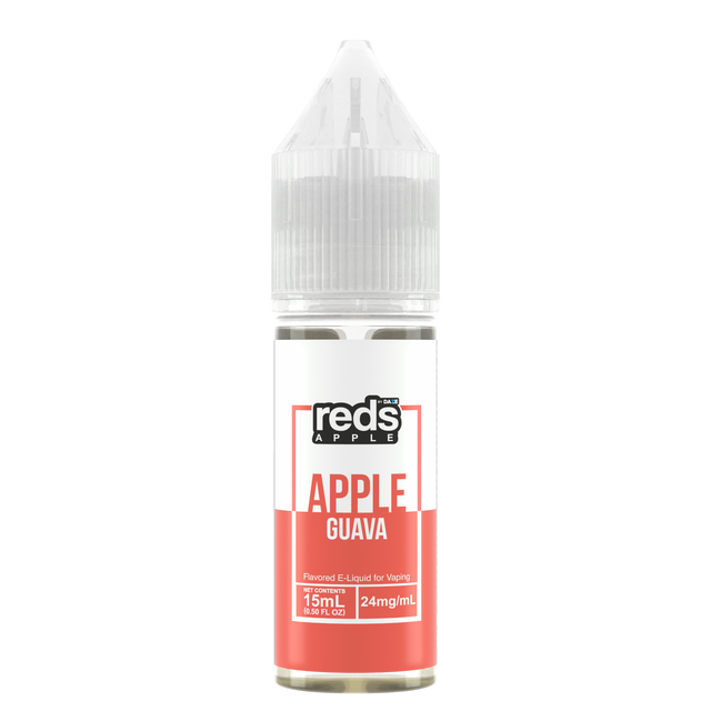 7Daze Reds Salt Series E-Liquid | 15mL | 24mg | (Salt Nic) | Guava
