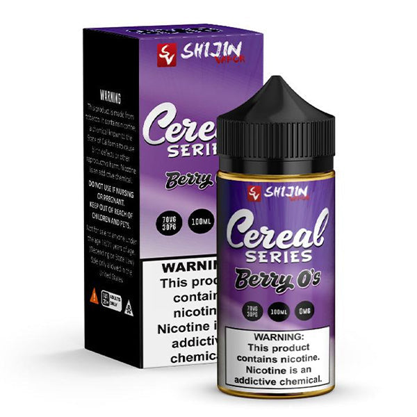 Tasty O’s Series E-Liquid 100mL (Freebase) | Berry Os with Packaging
