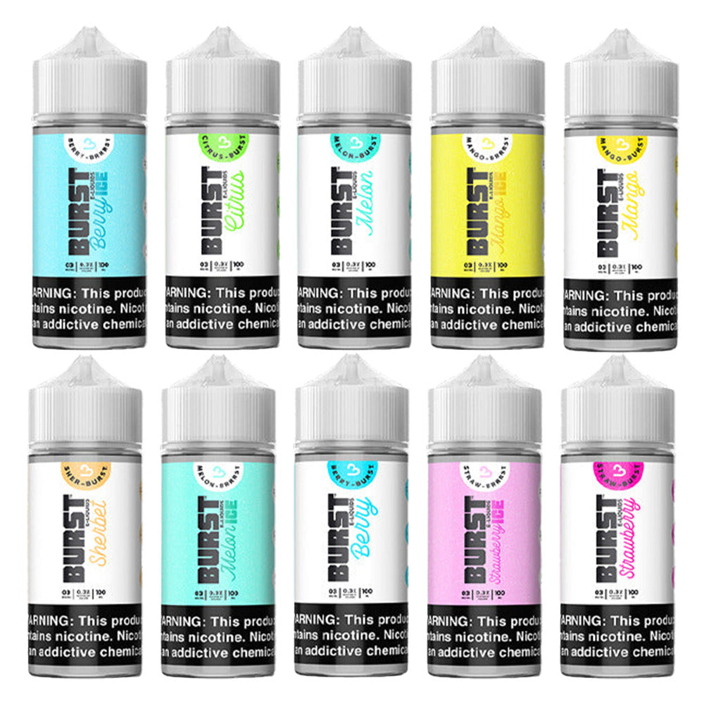 Burst Series E-Liquid | 100mL | Freebase | Group Photo