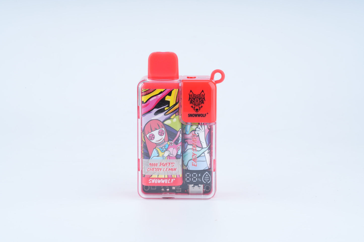 Snowwolf Easy Smart Disposable | 9000 Puffs | 18mL | 50mg | MOQ 5 | Cherry Lemon