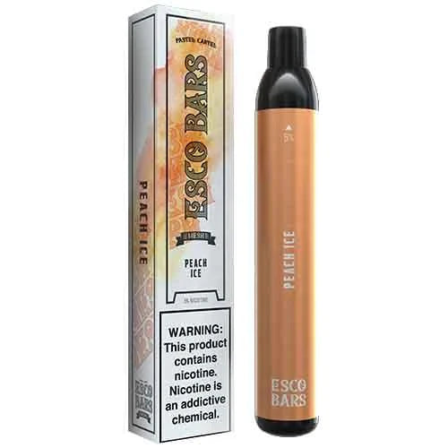 Esco Bars Mesh Disposable 2500 Puffs 6mL 50mg | MOQ 10 | Peach Ice with Packaging