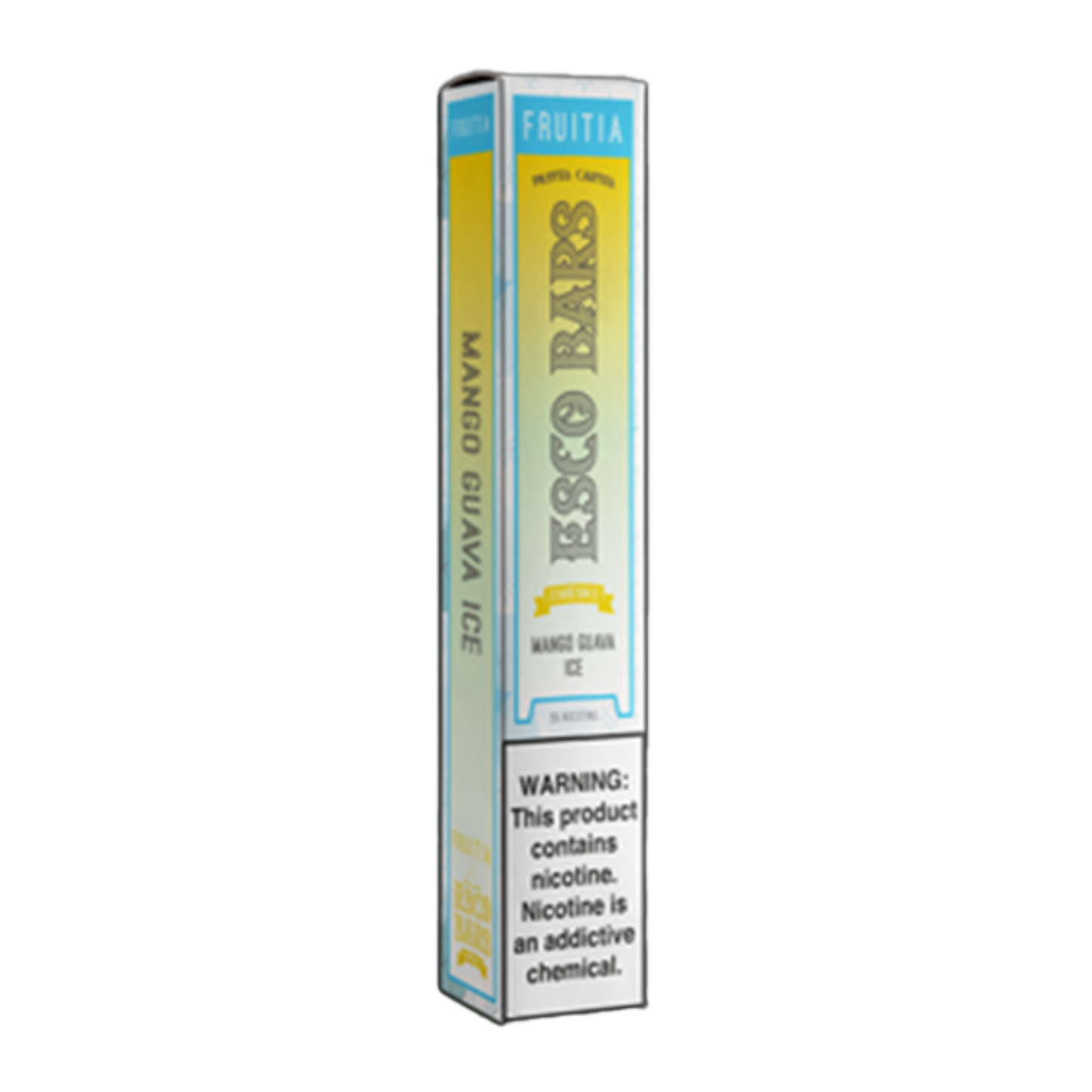 Fruitia Esco Bars Mesh Disposable 2500 Puffs 6mL 50mg | MOQ 10 | Mango Guava Icewith Packaging