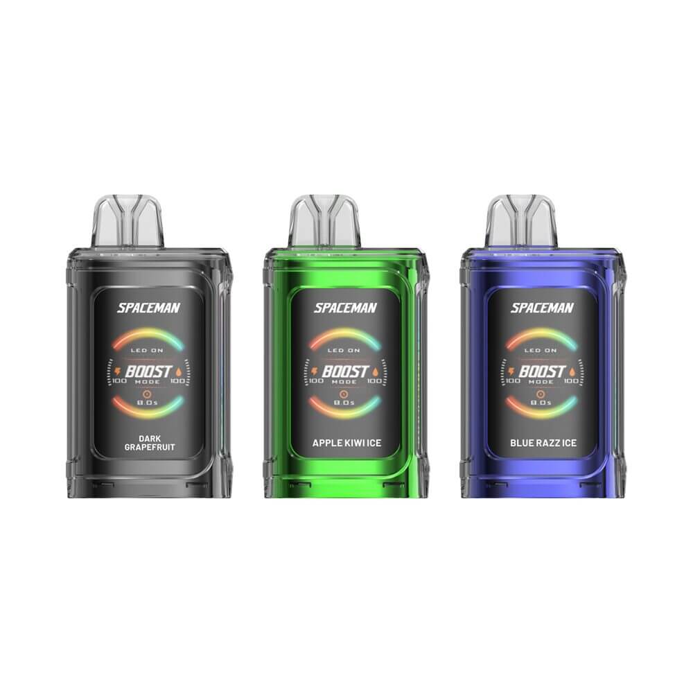 Space Man Prism Disposable | 20000 Puffs | 18mL | 50mg | MOQ 5 | Group Photo