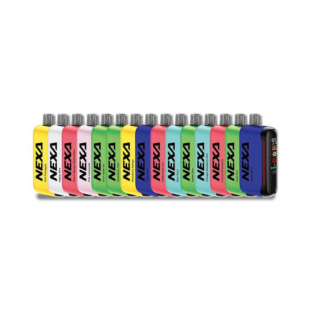 NEXA N20000 Disposable | 20000 Puffs | 20mL | 50mg | MOQ 5 | Group Photo
