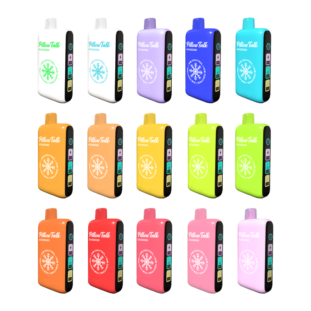 Pillow Talk IC40000 Disposable | 40000 Puffs | 20mL | 50mg | MOQ 5 | Group Photo