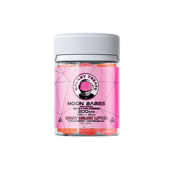 Galaxy Treats Moon Babies Gummies | 20 Per Bottle Delta 8/THC-O/HHC/Delta 9