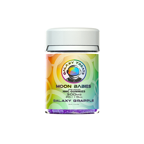 Galaxy Treats Moon Babies Gummies | 20 Per Bottle Delta 8/THC-O/HHC/Delta 9