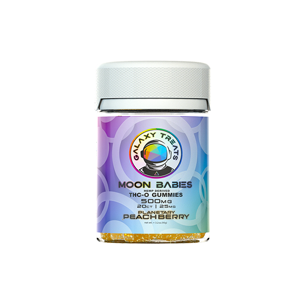 Galaxy Treats Moon Babies Gummies | 20 Per Bottle Delta 8/THC-O/HHC/Delta 9