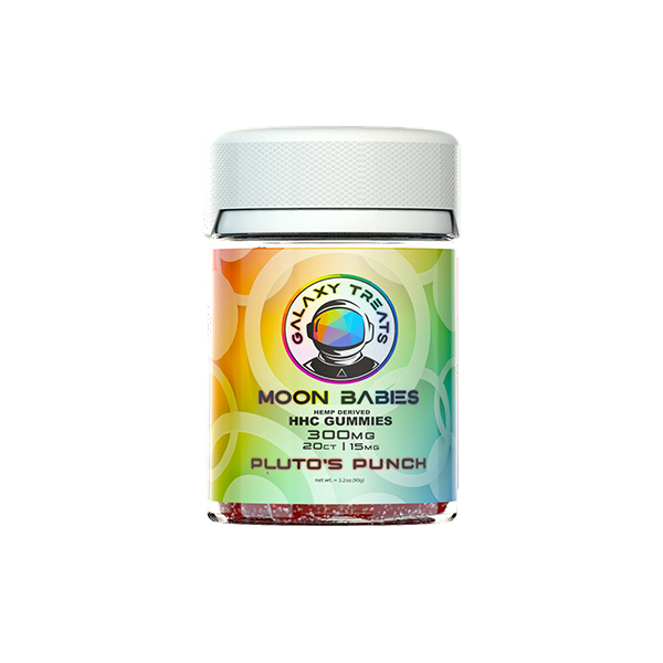 Galaxy Treats Moon Babies Gummies | 20 Per Bottle Delta 8/THC-O/HHC/Delta 9