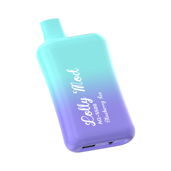 Lolly Mod Disposable 5500 Puffs 14mL 50mg | MOQ 10 | Blueberry Ice
