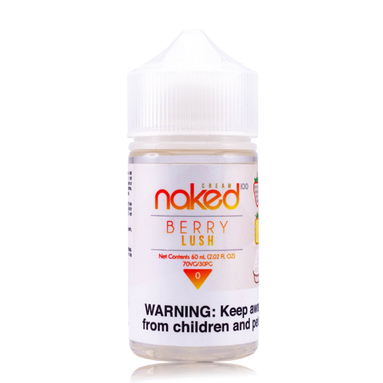 Naked 100 E-Liquid 60mL (Freebase) | Cream Pineapple Berry Berry Lush