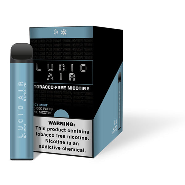 Lucid Air TFN Disposable 5000 Puffs 16.7mL 50mg | MOQ 10 | Icy Mint with Packaging