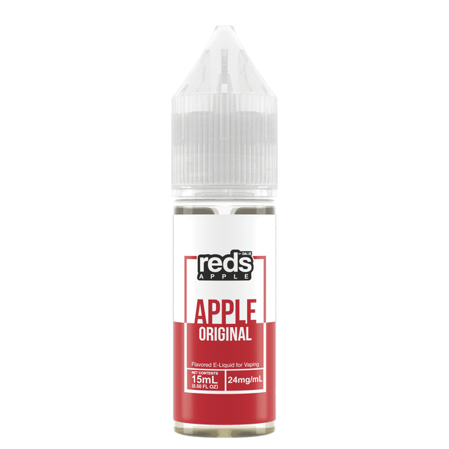 7Daze Reds Salt Series E-Liquid | 15mL | 24mg | (Salt Nic) | Apple