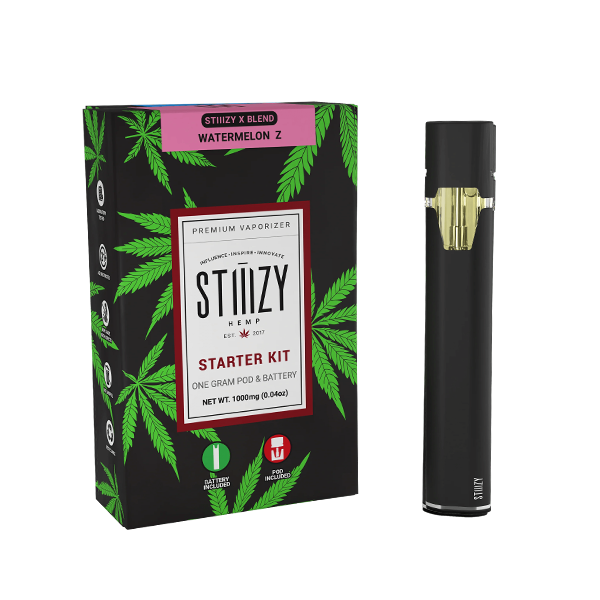 STIIIZY Original Black Battery – X BLEND | 1 Gram | Charging Cable