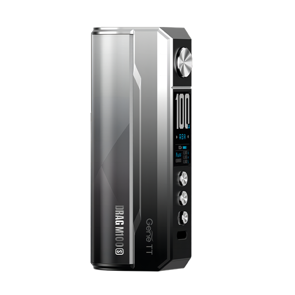 VooPoo Drag M100S Mod | Silver / Black
