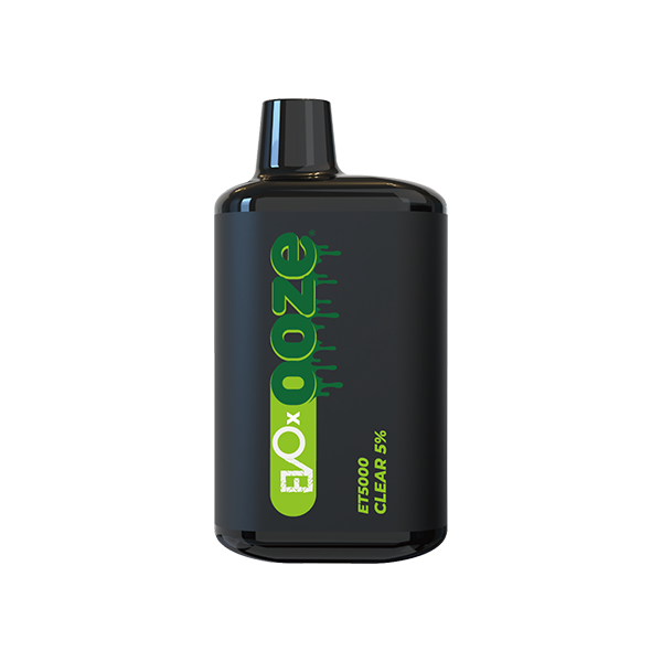 EVO x Ooze Bar Disposable ET5000 | 5000 Puff | 13mL | 5% | MOQ 10 | Clear