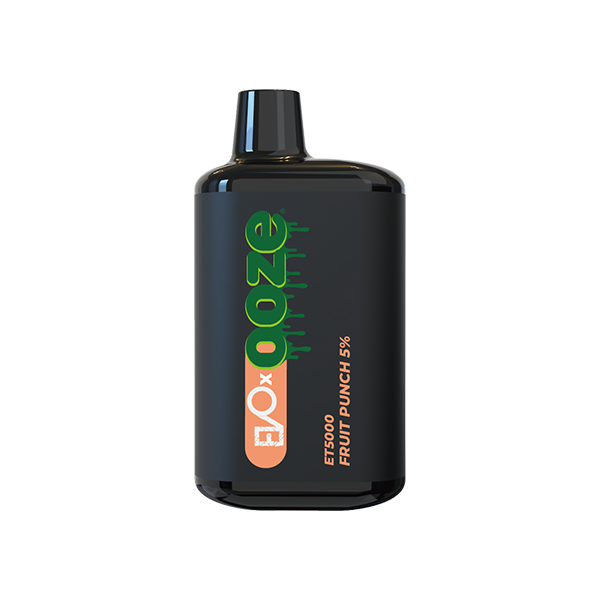 EVO x Ooze Bar Disposable ET5000 | 5000 Puff | 13mL | 5% | MOQ 10 | Fruit Punch