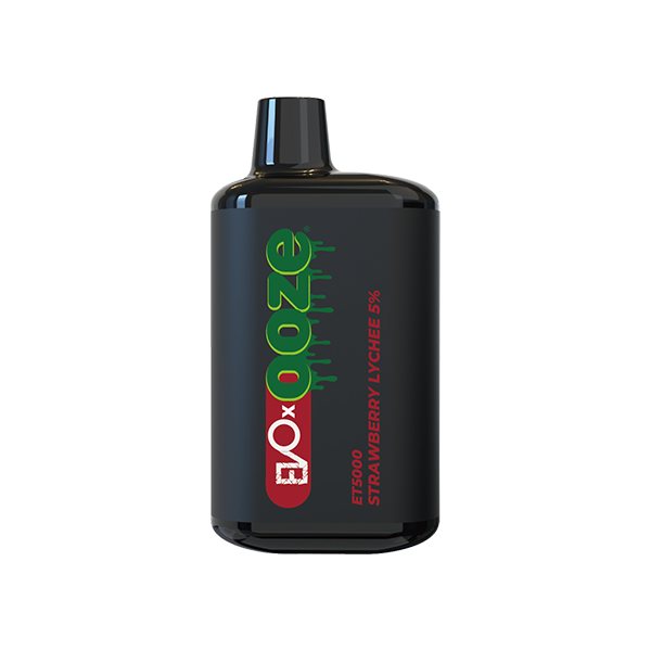 EVO x Ooze Bar Disposable ET5000 | 5000 Puff | 13mL | 5% | MOQ 10 | Strawberry Lychee