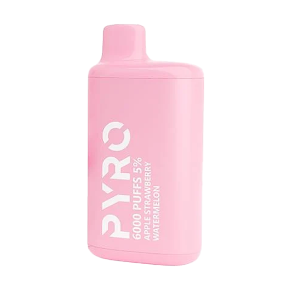 Pyro Disposable | 6000 Puffs | 13ml | 5% | 50Mg | MOQ10 | Apple Strawberry Watermelon