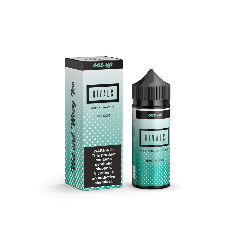 One Up TFN E-Liquid | 100mL | Freebase | Rivals Series | Wet And Wavy Ice with packaging