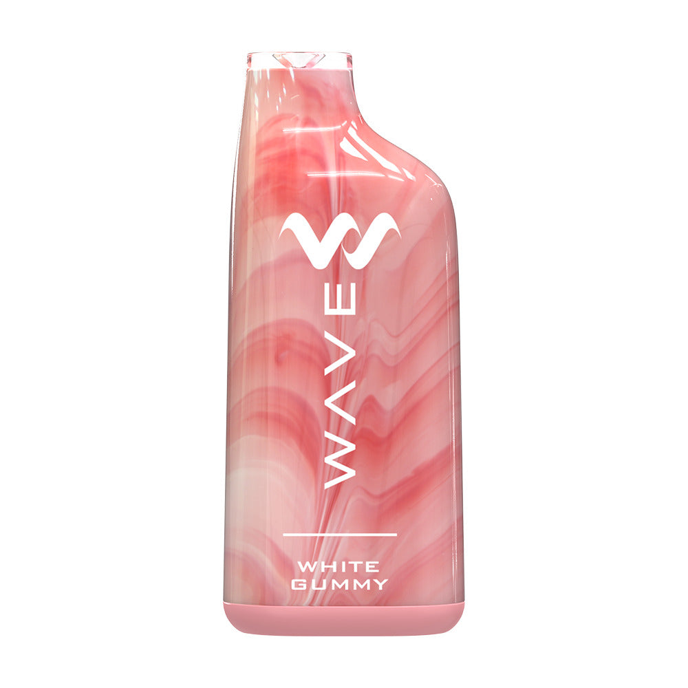 Wave Nicotine Disposable | 8000 Puff | 18mL | 50mg | MOQ 5pc | White Gummy