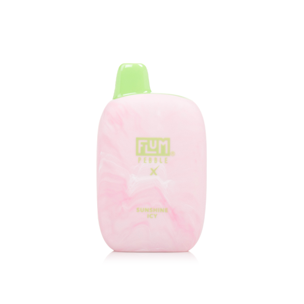 Flum Pebble Disposable | 6000 Puffs | 14mL | 50mg | MOQ 10 | Sunshine Icy (Flum Pebble X Edition)