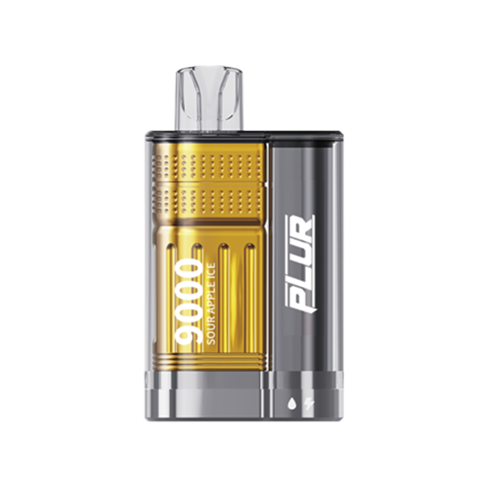 Plur Disposable | 9000 Puffs | 18mL | 50Mg | MOQ 5 | Sour Apple Ice