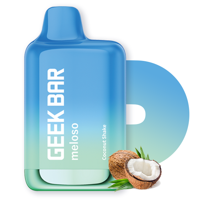 Geek Bar Meloso Max Disposable | 9000 Puffs | 14mL | 50mg | MOQ 5 | Coconut Shake