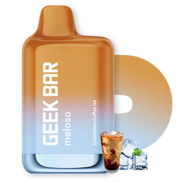Geek Bar Meloso Max Disposable | 9000 Puffs | 14mL | 50mg | MOQ 5 | Columbian Coffee Ice