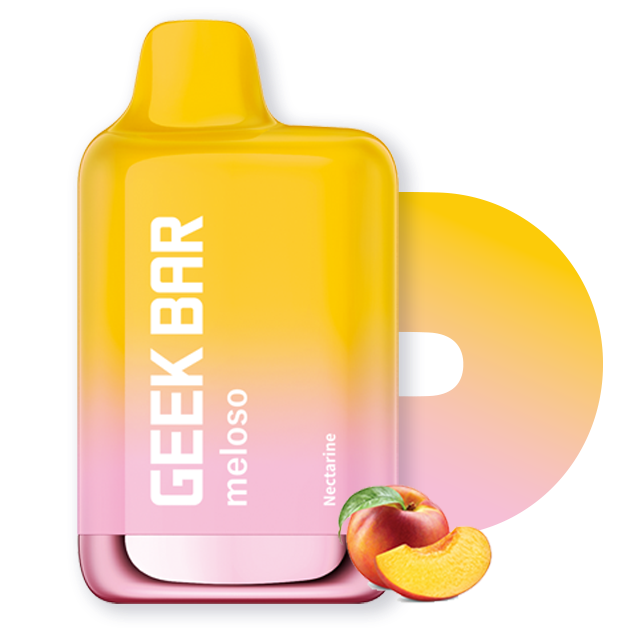 Geek Bar Meloso Max Disposable | 9000 Puffs | 14mL | 50mg | MOQ 5 | Nectarine