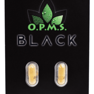 OPMS Kratom (Black/Gold) Series Capsules (10-Pack) Black Series Kratom (2ct Pack)(x10 Packs)