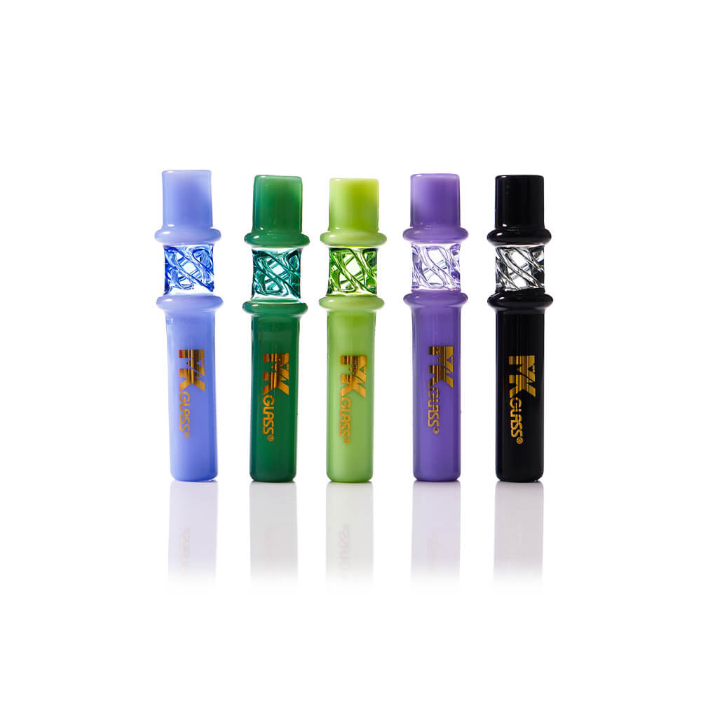 MKGlass MKCH7 Slime Chillum Glass Hand-Pipe (12pc Display)
