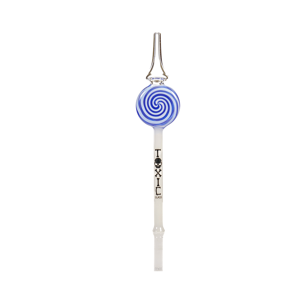 MKGlass TXNC28 Toxic Lollipop Nectar Collector Blue