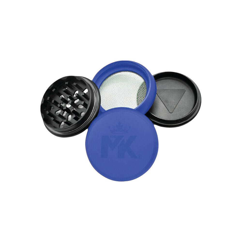 MKGlass MKGR3 Double Decker Premium Grinder Display (6pc Display) Blue