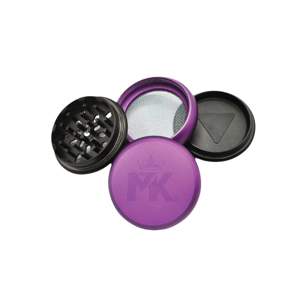 MKGlass MKGR3 Double Decker Premium Grinder Display (6pc Display) Purple