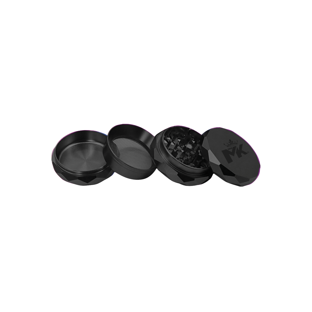 MKGlass MKGR8 Excalibur 4 Part Premium Grinder Display (6pc Display) Black