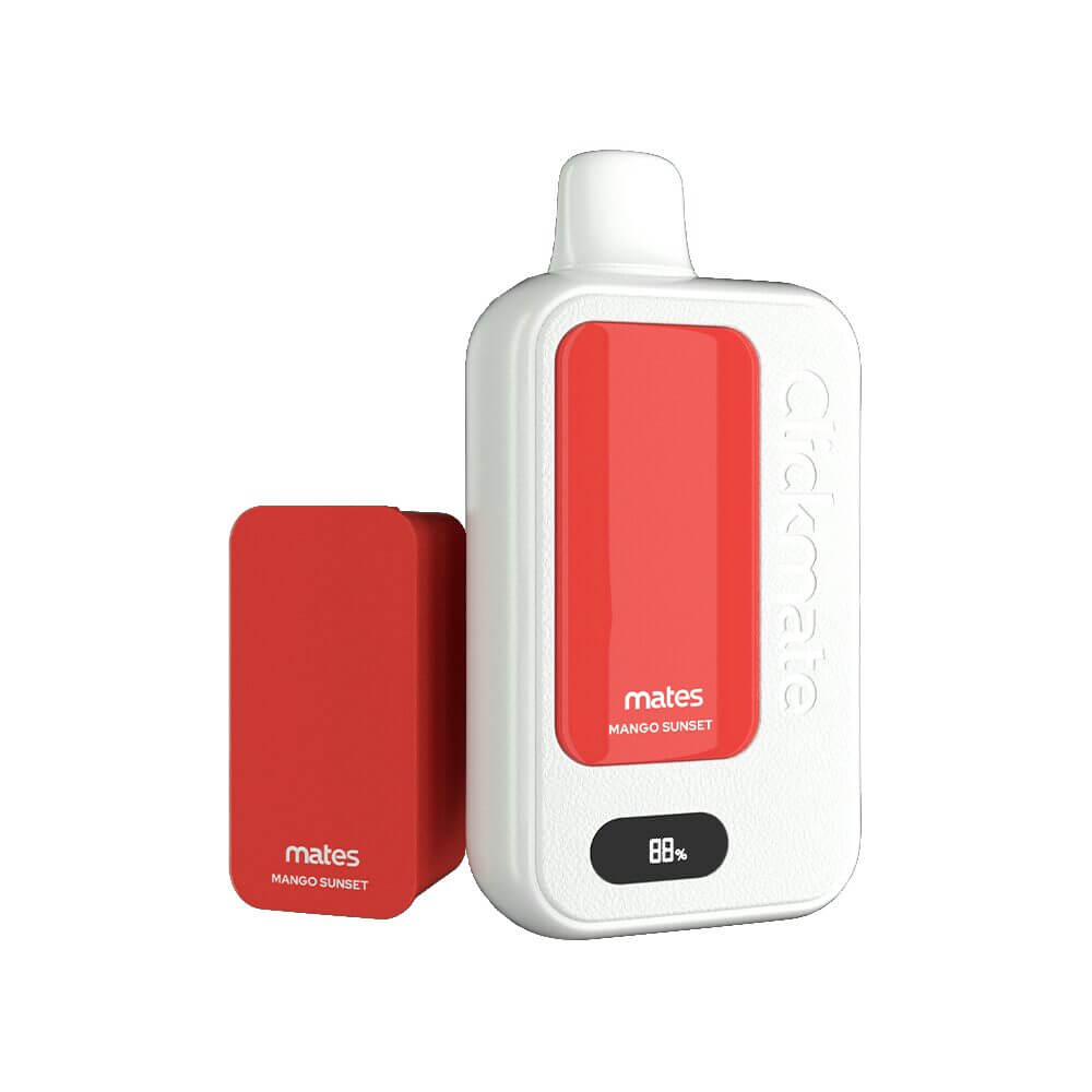 7Daze Clickmate 2% Disposable Starter Kit | 15000 Puffs | 18mL | MOQ 5 | Mango Sunset