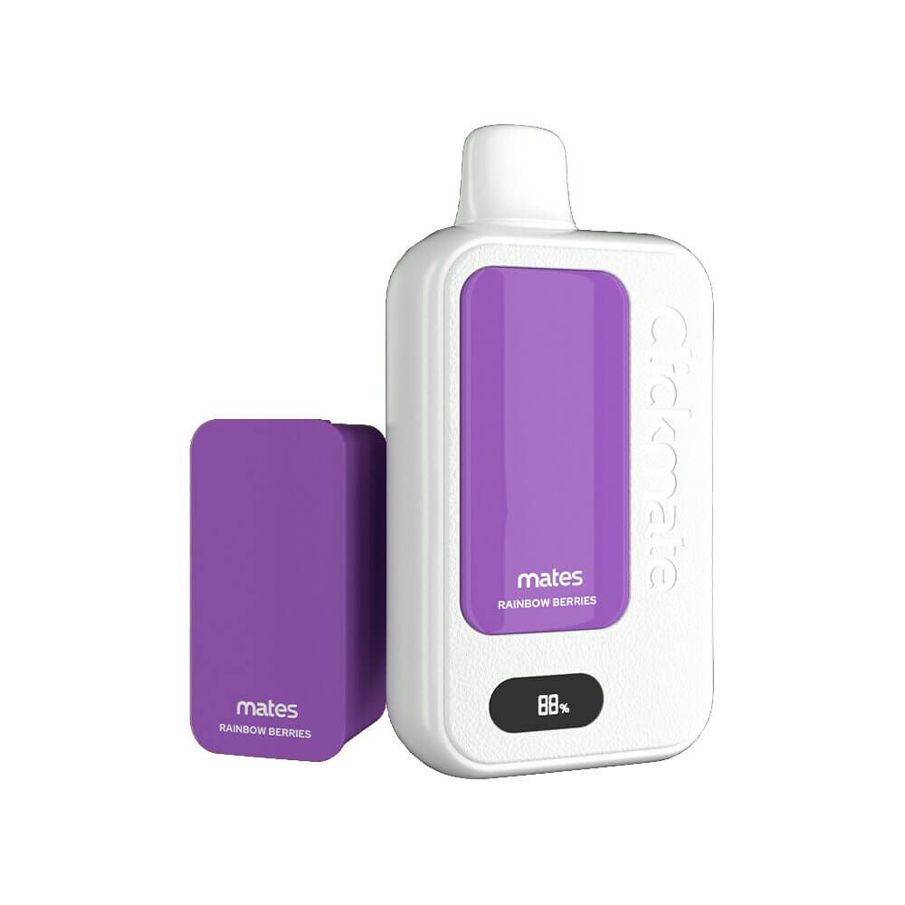 7Daze Clickmate 2% Disposable Starter Kit | 15000 Puffs | 18mL | MOQ 5 | Rainbow Berries