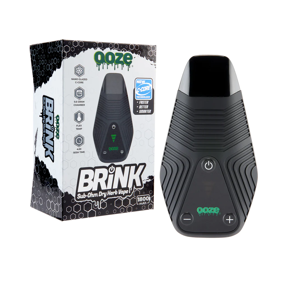 Ooze Brink Dry Herb Vaporizer (1800mAh) Panther Black