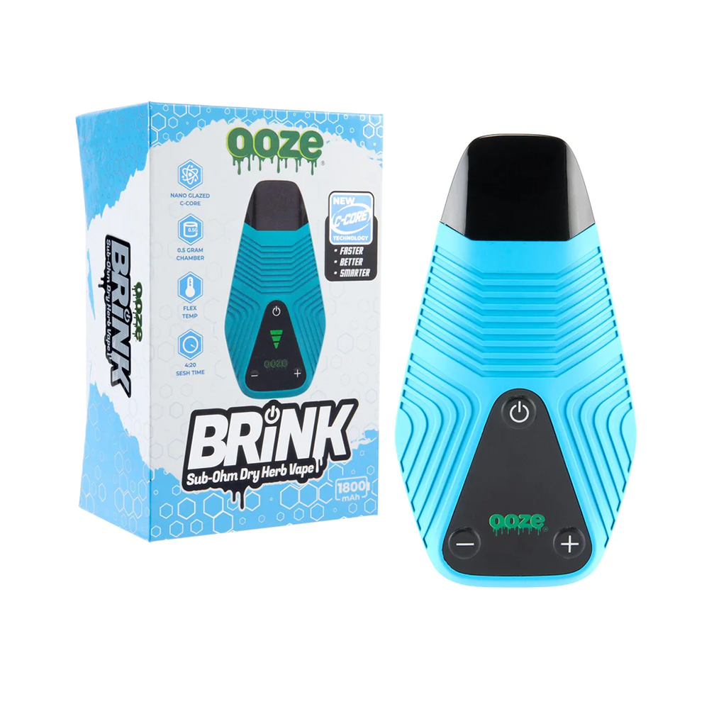 Ooze Brink Dry Herb Vaporizer (1800mAh) Sapphire Blue
