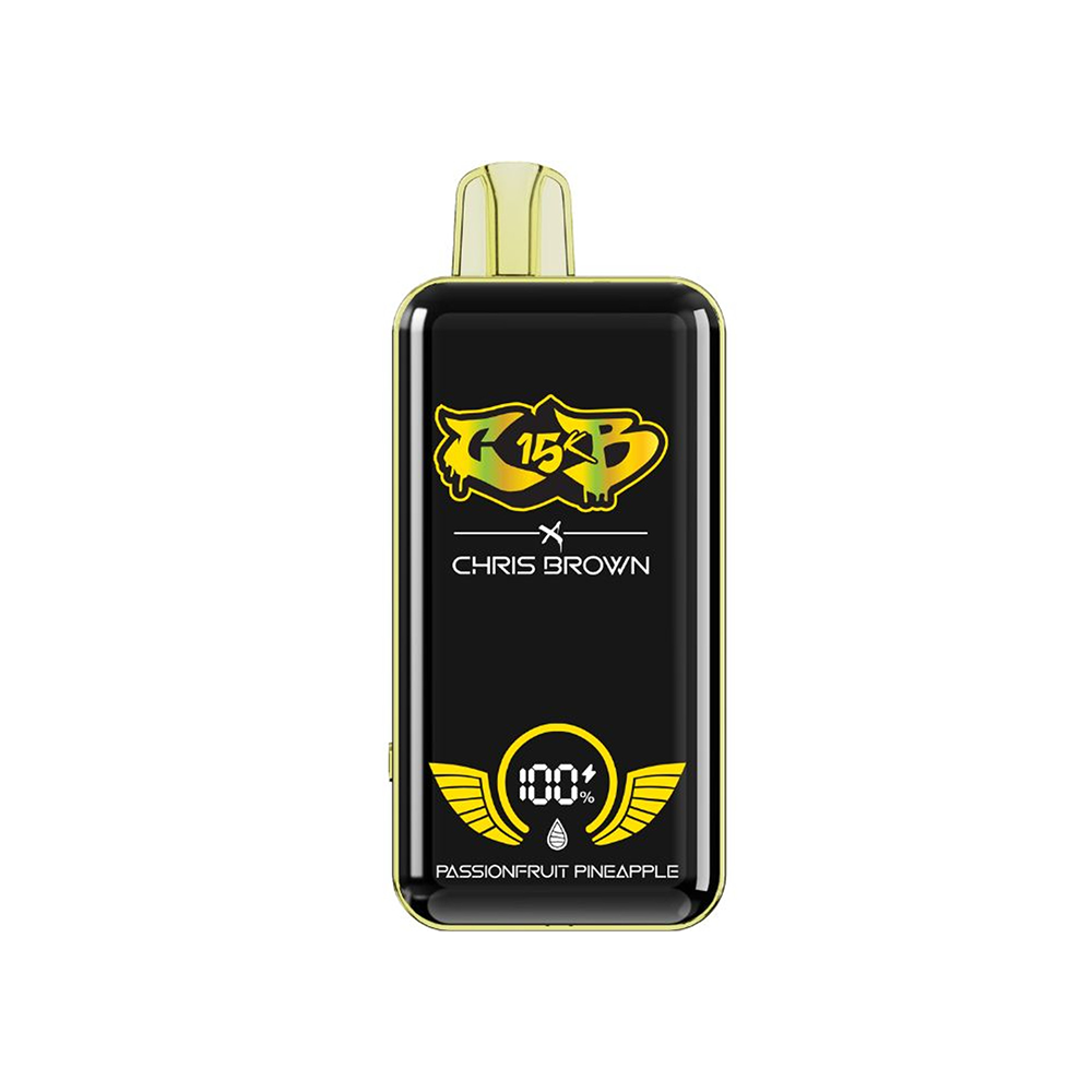 Chris Brown CB15K Disposable | 15000 Puffs | 15mL | 50mg | MOQ 5 | Passionfruit Pineapple