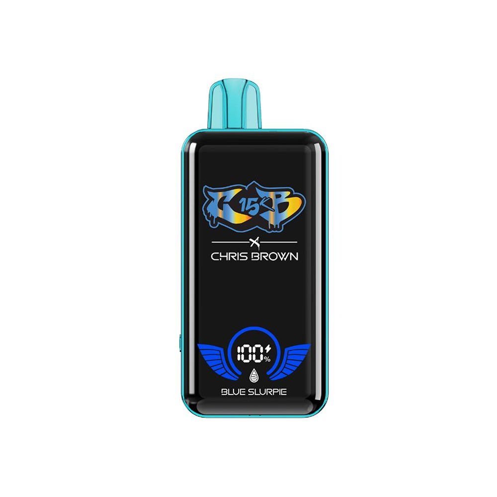 Chris Brown CB15K Disposable | 15000 Puffs | 15mL | 50mg | MOQ 5 | Blue Slurpie