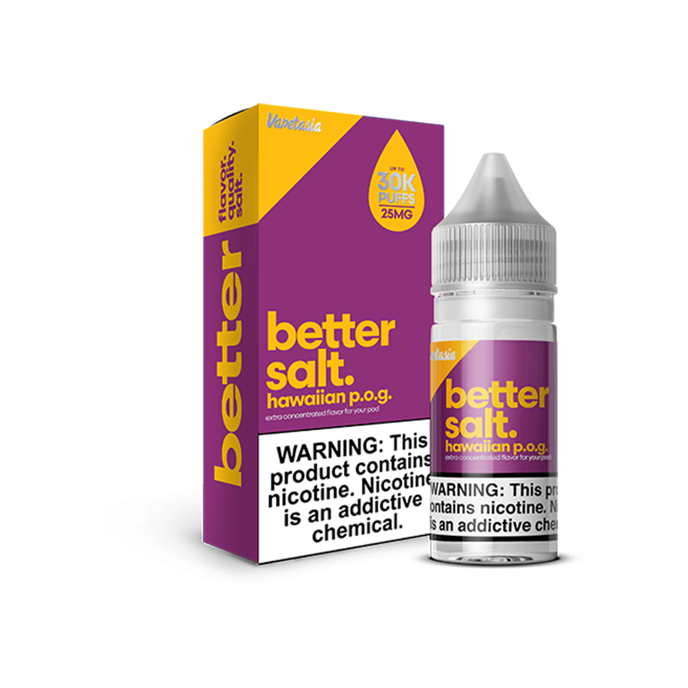 Vapetasia Salt Series E-Liquid | 30k Puffs | 25mg | Better Salt | Hawaiian Pog with packaging