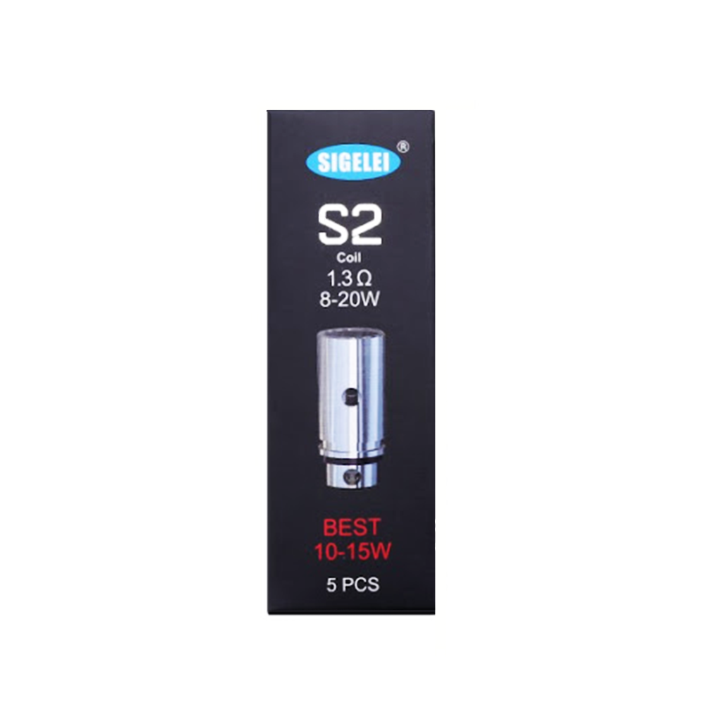 Sigelei S2 Coils (5-Pack) with Packaging