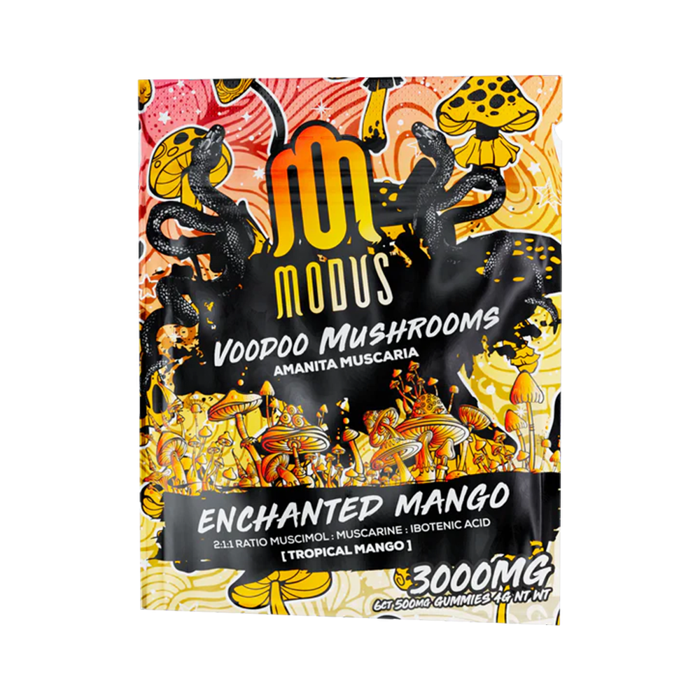 Modus Voodoo Mushroom Gummies (3000mg 6ct Pouch) | Enchanted Mango